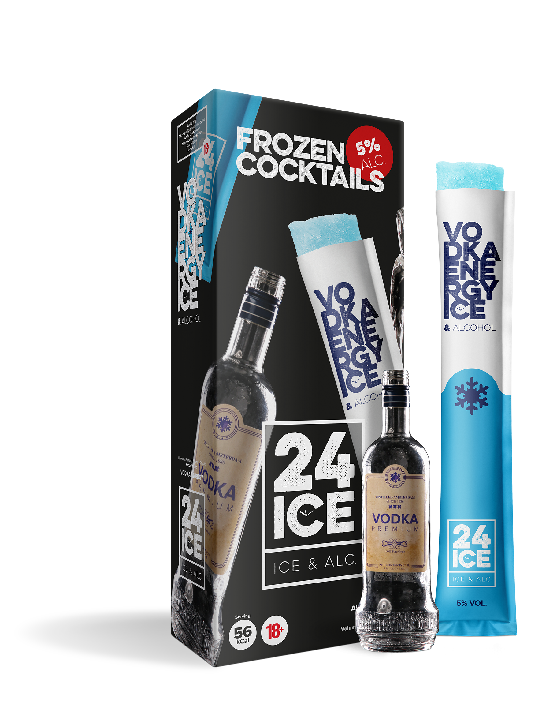 24 ICE Vodka Energy 5x 0,065L (5% Vol.)