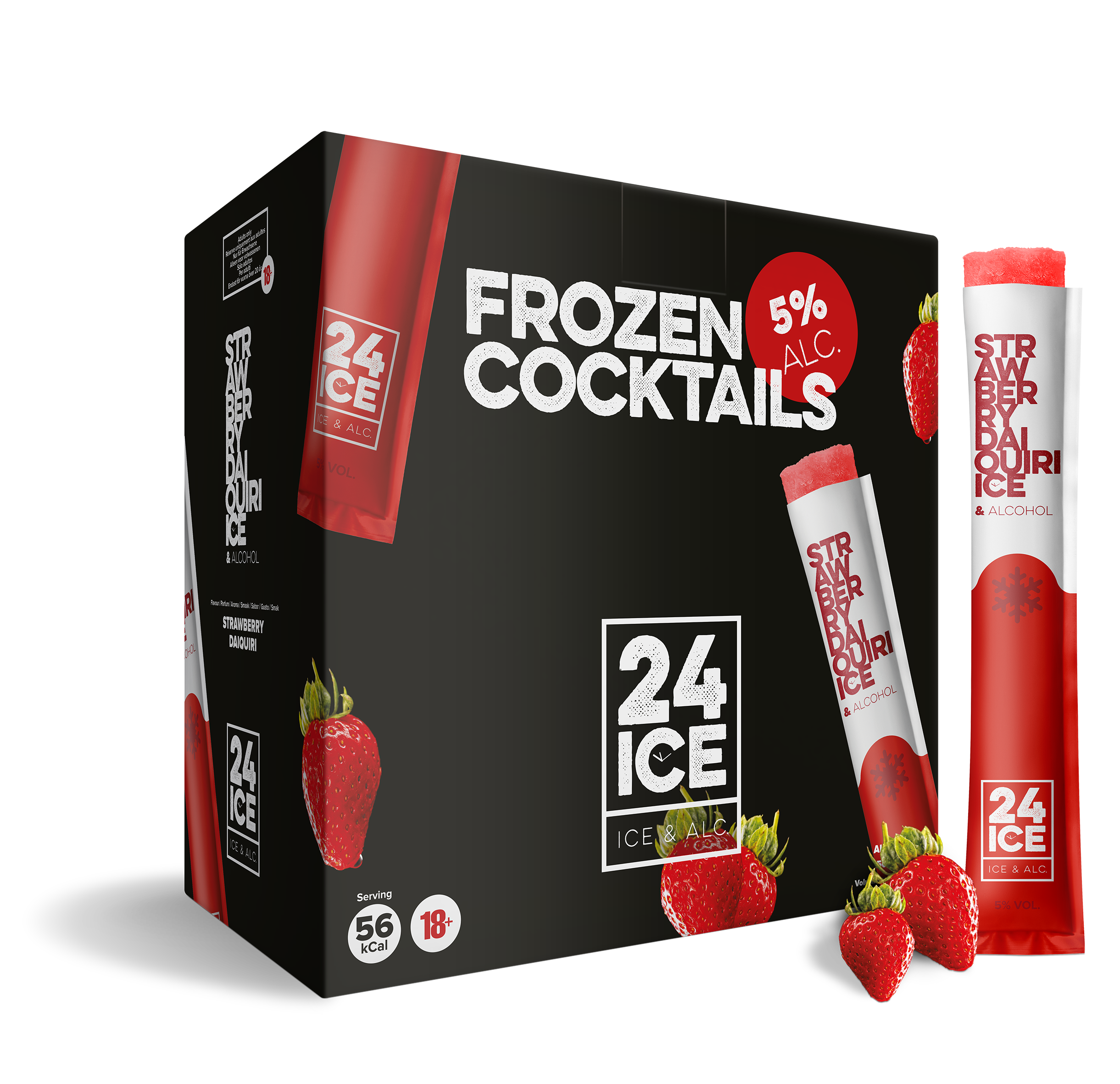 24 ICE Strawberry Daiquiri 50x 0,065L (5% Vol.)